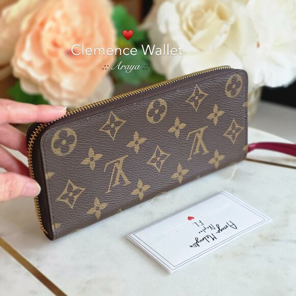 Louis Vuitton Clemence Wallet 100%Authentic - Picture 2 of 14